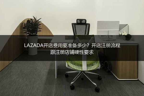 LAZADA开店费用要准备多少？开店注册流程跟注册店铺硬性要求 