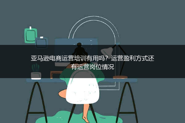 亚马逊电商运营培训有用吗?运营盈利方式还有运营岗位情况