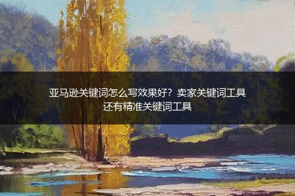亚马逊关键词怎么写效果好？卖家关键词工具还有精准关键词工具